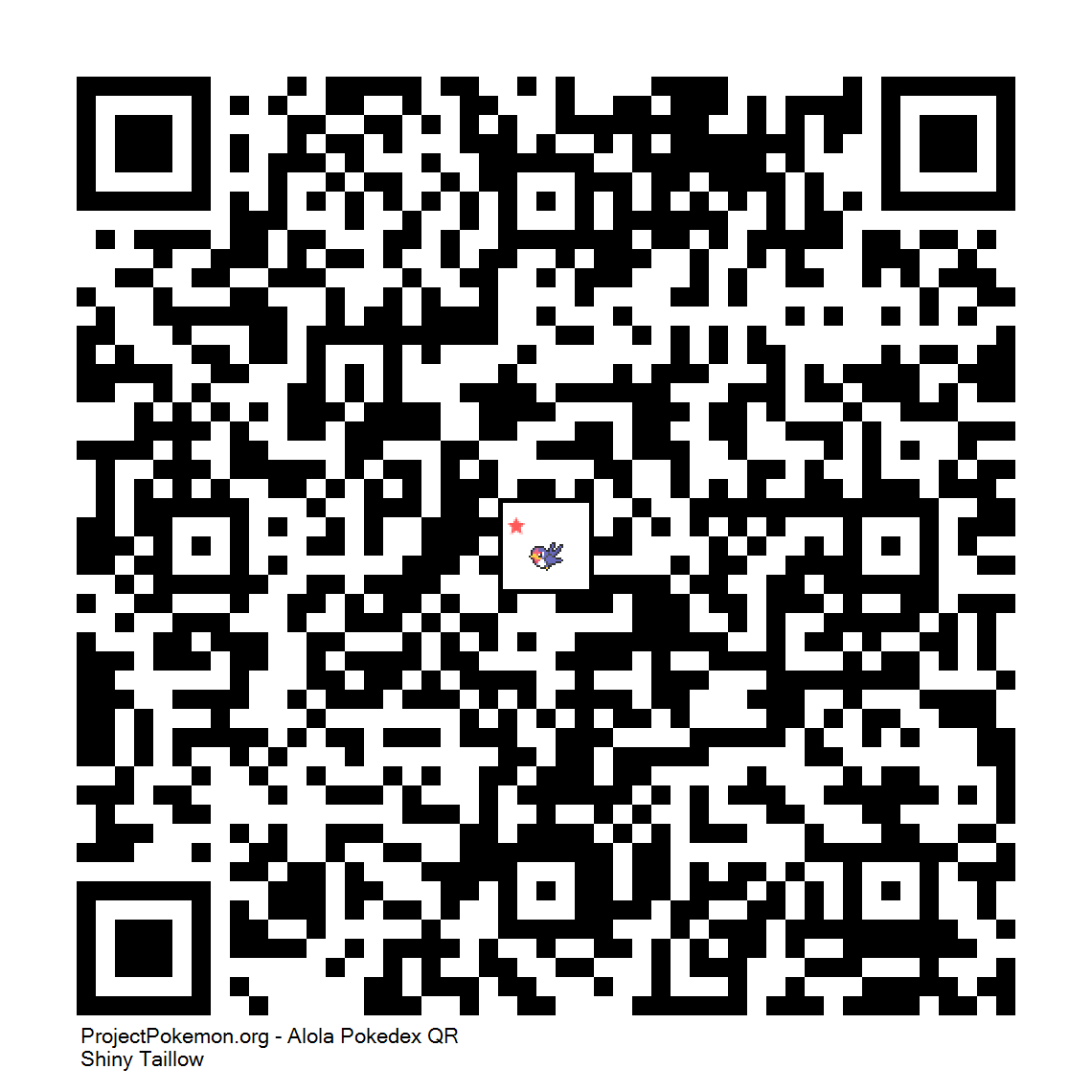 Cdigo QR de Taillow variocolor